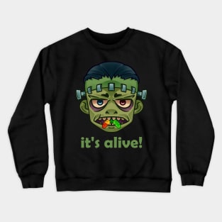 monstruo de frankenstein Crewneck Sweatshirt